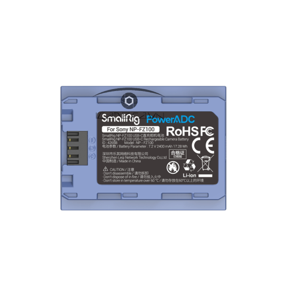 Pin máy ảnh SmallRig NP-FZ100 USB-C 4265