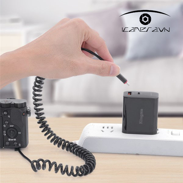 Bộ trợ nguồn Pin ảo Kingma NP-FZ100 cổng Type-C