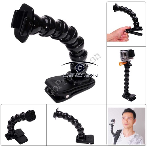 Gá kẹp chân rệp cho GoPro Jaws Flex Clamp Mount loại đa năng