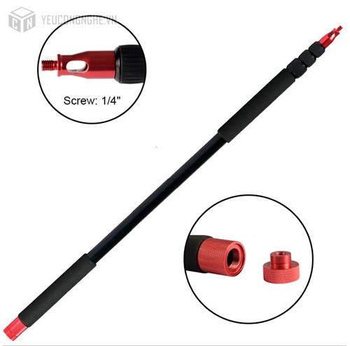 Boom gắn mic hỗ trợ thu âm khi quay phim Jieyang 3m chuyên nghiệp JY-02