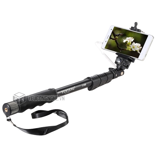 Gậy chụp ảnh selfie monopod Yunteng YT-1188 cho smartphone giắc 3.5mm