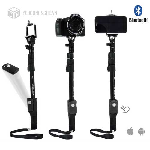 Gậy tự sướng kèm điều khiển Bluetooth cho điện thoại Yunteng YT - 1288