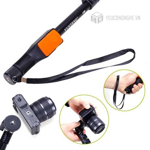 Gậy tự sướng kèm điều khiển Bluetooth cho điện thoại Yunteng YT - 1288