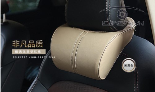 Gối kê cổ, tựa đầu trên ô tô cho người lái xe du lịch, ghế văn phòng SPW-01