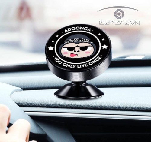 Gá kẹp điện thoại trên oto bi dính nam châm 360 độ FA-K03 AdoongA Suction bracket