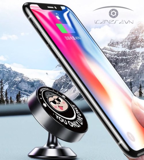 Gá kẹp điện thoại trên oto bi dính nam châm 360 độ FA-K03 AdoongA Suction bracket