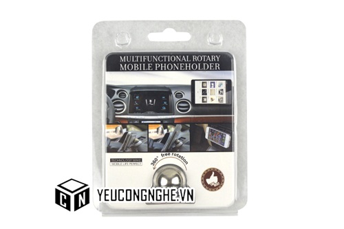 Giá đỡ điện thoại dạng bi dính xoay 360 độ giá rẻ trên ô tô