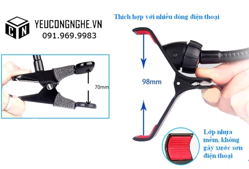 Giá đỡ cho điện thoại kẹp đuôi khỉ đa năng giá rẻ