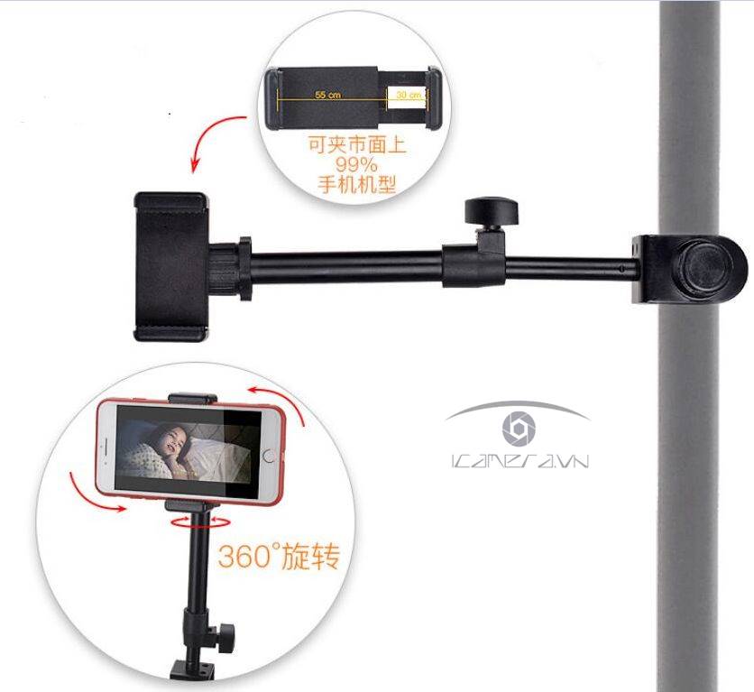 Giá đỡ gắn điện thoại đa năng TS-01