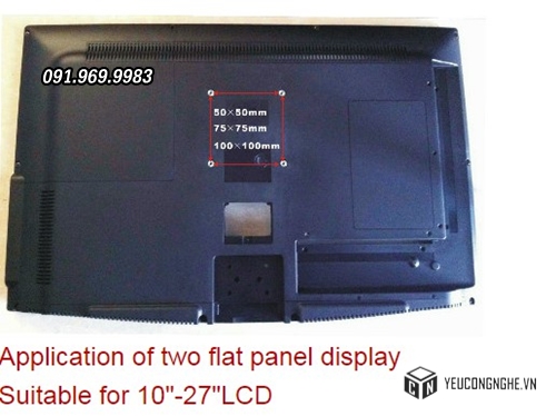 Giá đỡ màn hình đôi, khung treo hai màn hình trên mặt bàn