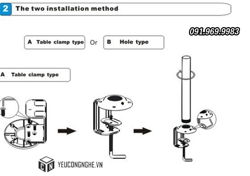 Giá đỡ màn hình đôi, khung treo hai màn hình trên mặt bàn