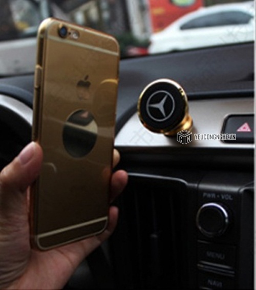 Giá đỡ hút nam châm xoay 360 độ cho điện thoại, smartphone trên ô tô
