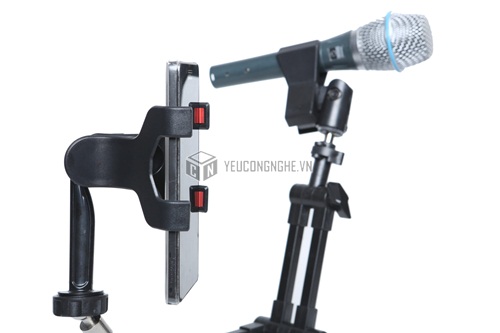 Giá đỡ kẹp mic hát karaoke thu âm trên smartphone MV001