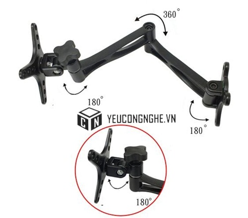 Giá đỡ màn hình LCD Máy tính, TV gắn tường dài CY03