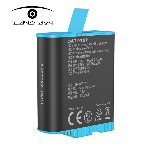 Gopro 12/11/10/9 Telesin Battery - Pin cho Gopro 12