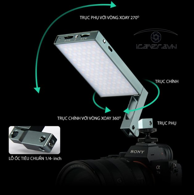 Đèn led Godox RGB mini M1