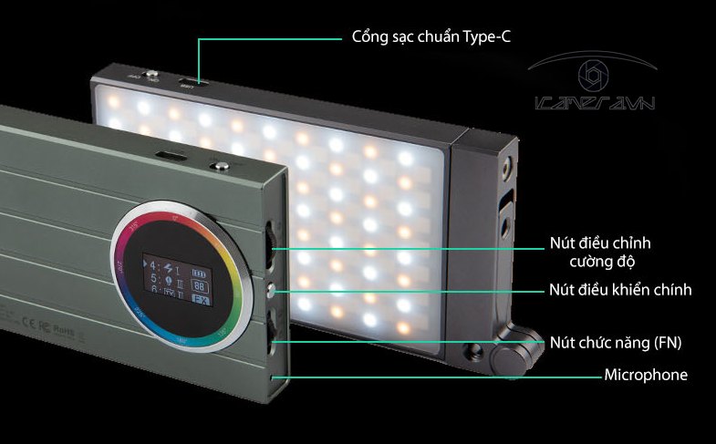 Đèn led Godox RGB mini M1