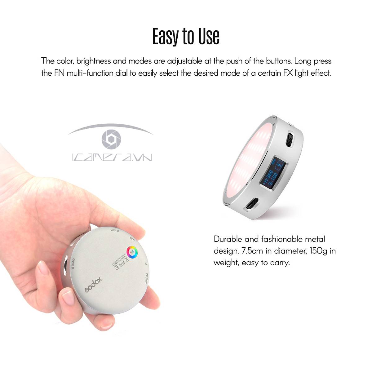 Đèn led Godox R1 RGB