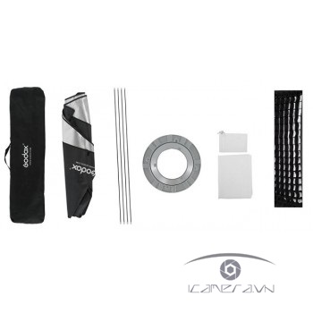 Softbox Godox kèm lưới tổ ong 60x90cm