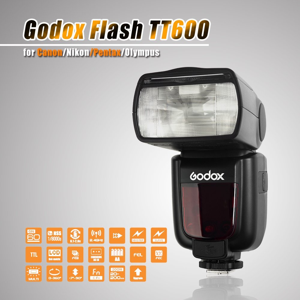 Đèn flash Godox TT600 cho máy ảnh DSLR chuyên nghiệp