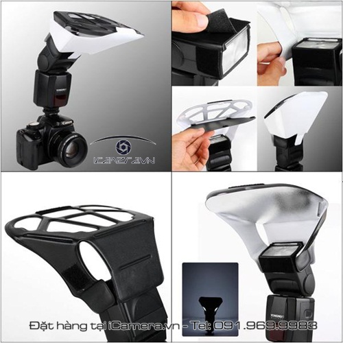 Hắt sáng tay gấu cho đèn flash máy ảnh DSLR chuyên nghiệp FC-50