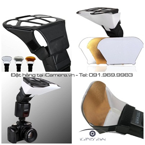 Hắt sáng tay gấu cho đèn flash máy ảnh DSLR chuyên nghiệp FC-50