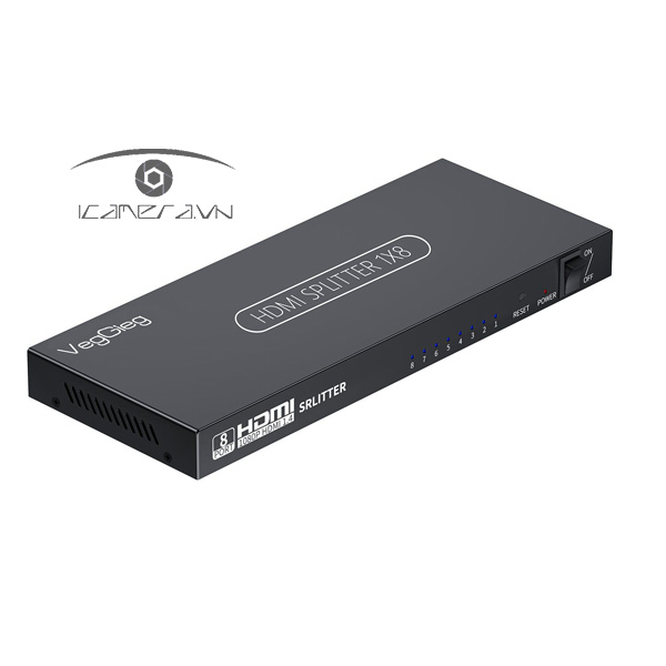 Bộ chia HDMI 1 ra 8 cổng – V-HD08