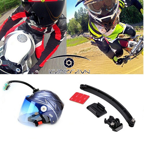 Helmet Arm thanh gắn Gopro lên mũ bảo hiểm cho Hero 5 6 Session