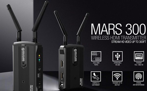 Bộ phát sóng tín hiệu hình ảnh không dây từ camera chạy gimbal lên bàn trộn livestream có loại nào?