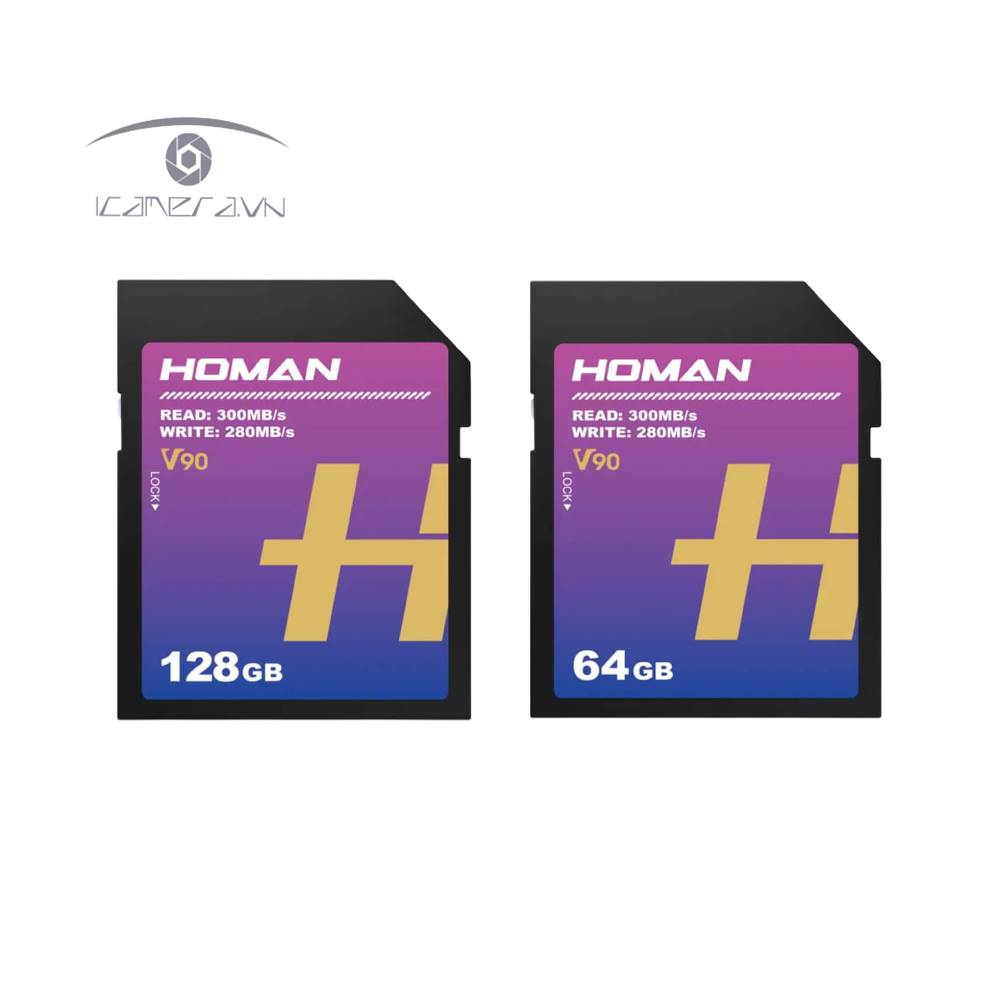 Thẻ Nhớ Homan UHS-II SD Card ( V90 ) 64/128GB