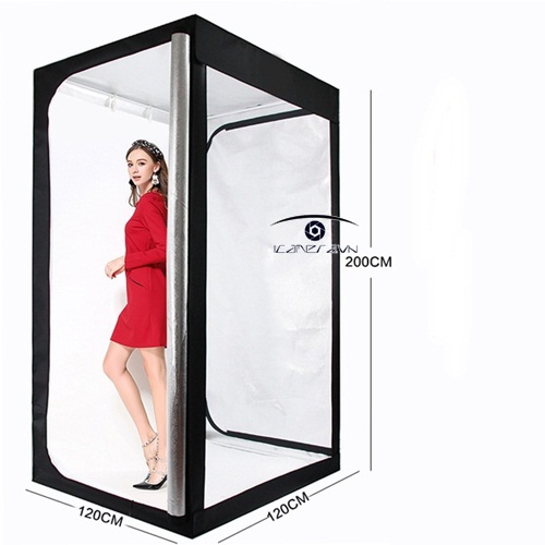 Hộp chụp sản phẩm, người mẫu thời trang cỡ lớn 120x100x200cm