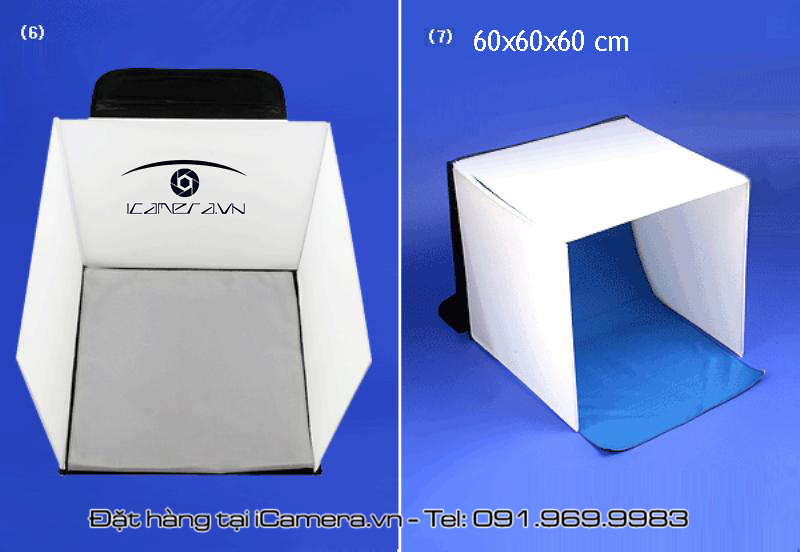 Hộp chụp sản phẩm hình vuông 60x60x60 cm giá rẻ nhất