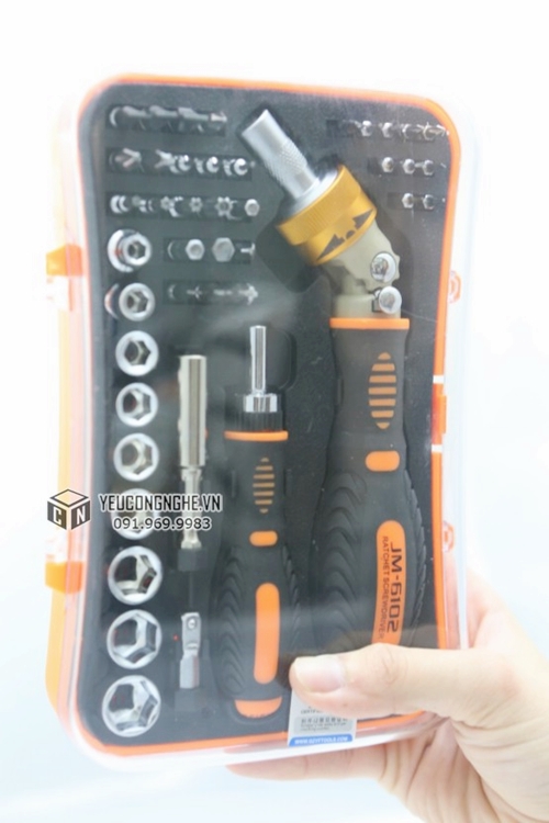 Hộp dụng cụ sửa chữa máy móc đa dụng 43 trong 1 JM-6102