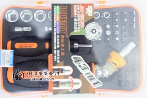 Hộp dụng cụ sửa chữa máy móc đa dụng 43 trong 1 JM-6102