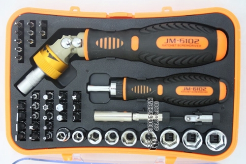 Hộp dụng cụ sửa chữa máy móc đa dụng 43 trong 1 JM-6102