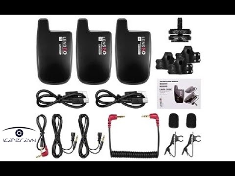 Microphone thu âm không dây LENSGO LWM-308C DOUBLE ( 2 Phát - 1 Nhận )