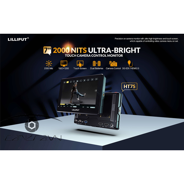Lilliput HT7S 7 inch 2000nits 3G-SDI - Màn hình điều khiển camera cảm ứng