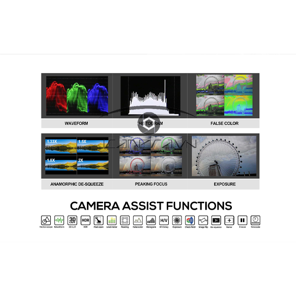 Lilliput HT7S 7 inch 2000nits 3G-SDI - Màn hình điều khiển camera cảm ứng