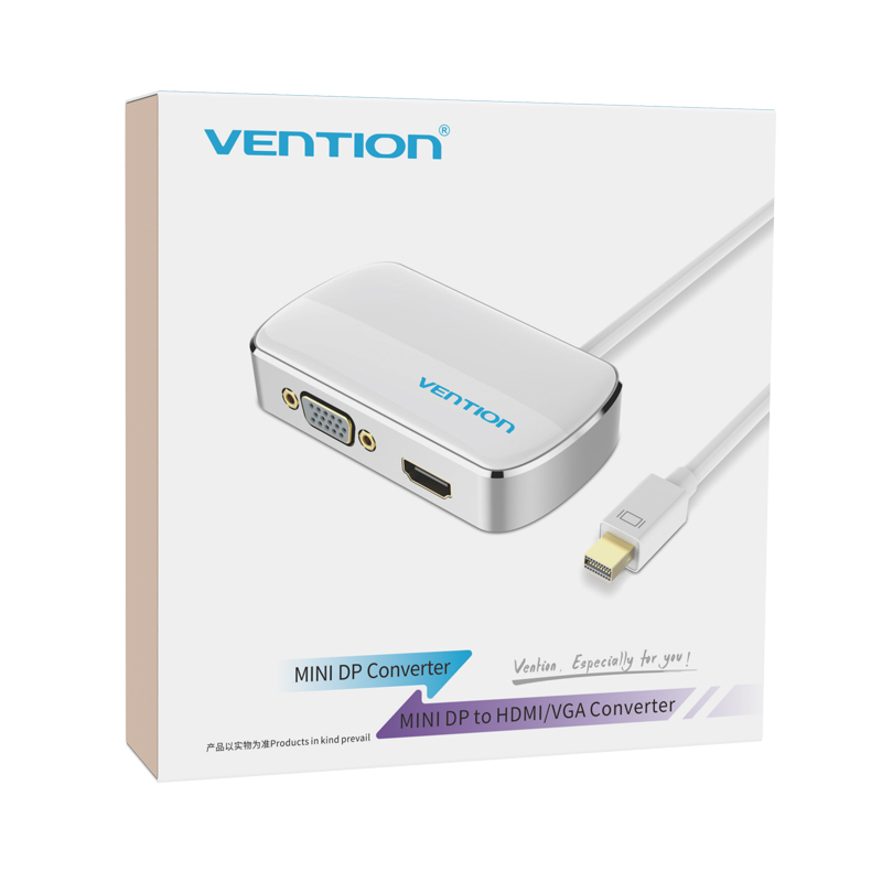 Cáp chuyển đổi 2 trong 1 Mini Displayport ra HDMI/VGA - Vention converter HBBWB