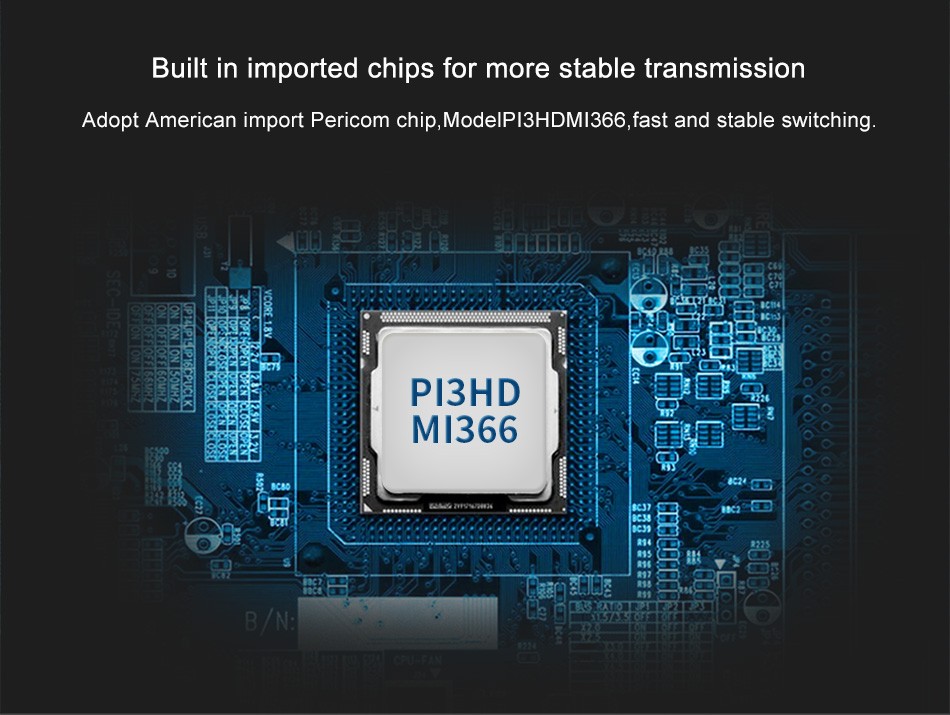 Thiết bị gộp HDMI cao cấp 3 IN - 1 OUT Vention Switch VAA-S17L