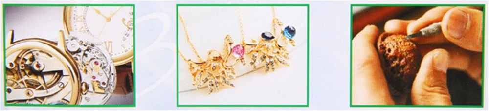 Bộ kính lúp đeo mắt kèm đèn LED NO.9892GJ