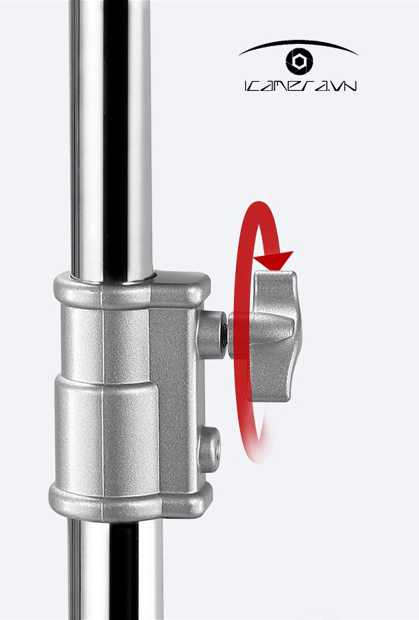 Chân đèn inox IC-J4200 có bánh xe