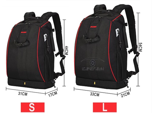 Balo máy ảnh Caden K7 mark II cỡ L giá rẻ cho nhiếp ảnh gia