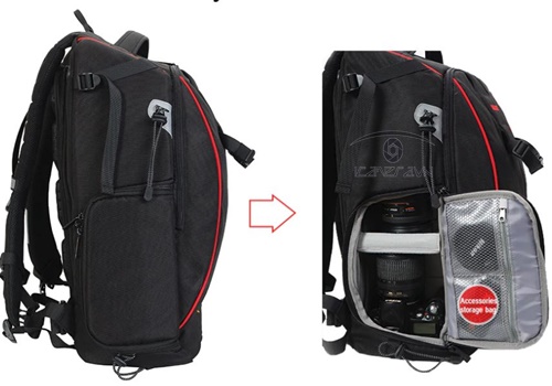 Balo máy ảnh Caden K7 mark II cỡ L giá rẻ cho nhiếp ảnh gia