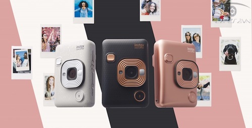 Máy chụp ảnh lấy liền Fujifilm Instax Mini Liplay HM1 Blush Gold giá rẻ