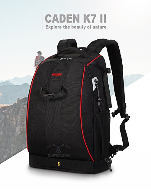 Balo máy ảnh Caden K7 mark II cỡ L giá rẻ cho nhiếp ảnh gia
