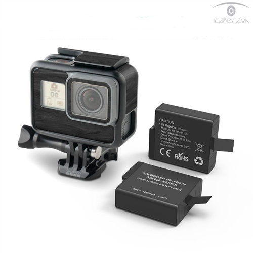 Pin Gopro Hero 5,6,7 Black chính hãng Ravpower giá rẻ nhất Hà Nội