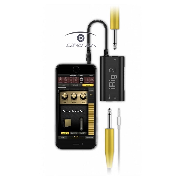 IK Multimedia IRig 2 Guitar Interface for IOS and Mac