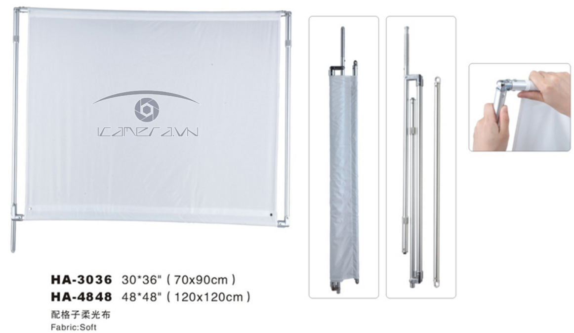 Cờ cắt sáng/ làm mềm ánh sáng Meking HA-3036 size 70x90 cm