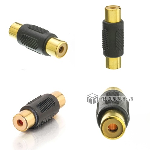 Jack 2 đầu RCA Female Coupler adapter RCA-RCA